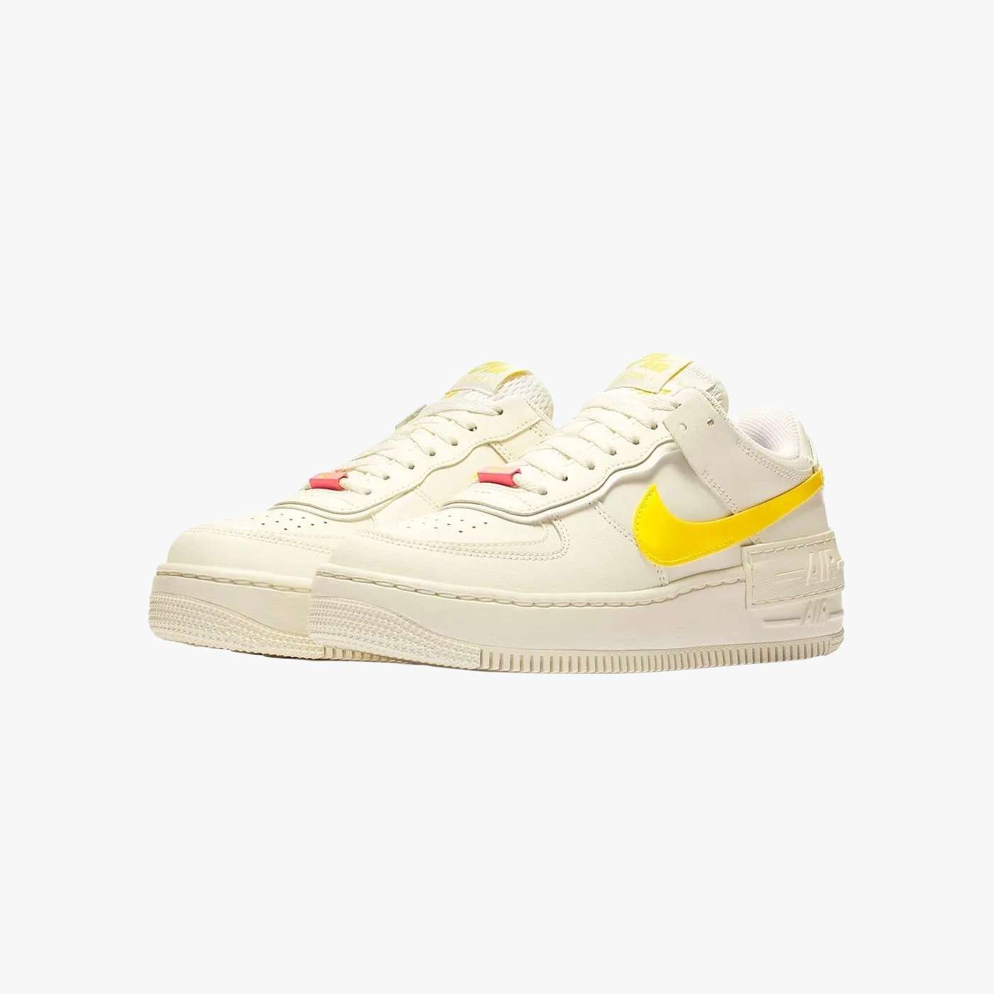 Womens Nike Air Force Shadow DM3034 100- Summit White Opti